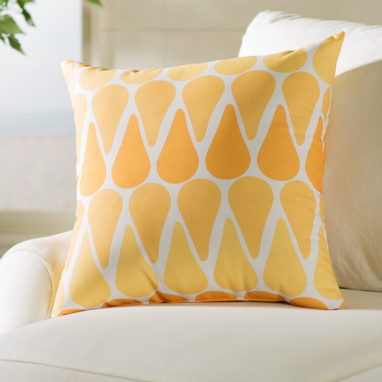 Synthia Geometric Polyester Throw Pillow